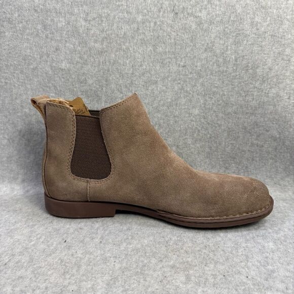 Born Men Chelsea Boots Size 12 Brody Brown Suede Pull On Dress Shoes Comfort NWT - Picture 6 of 9